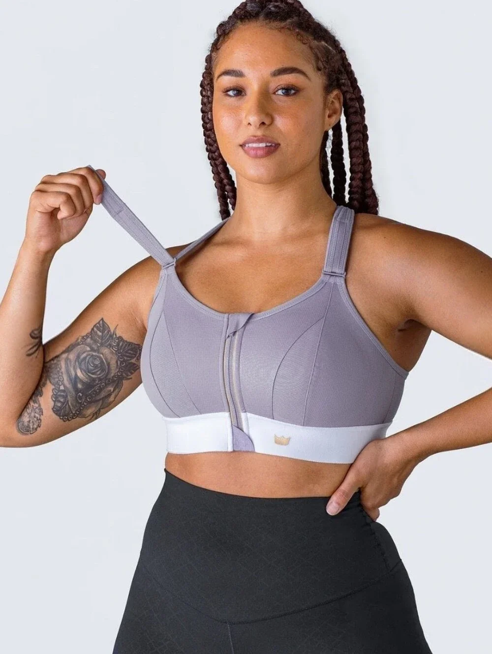 SheFit Ultimate Sports Bra High Impact 5Luxe Limited Edition Victorious Purple